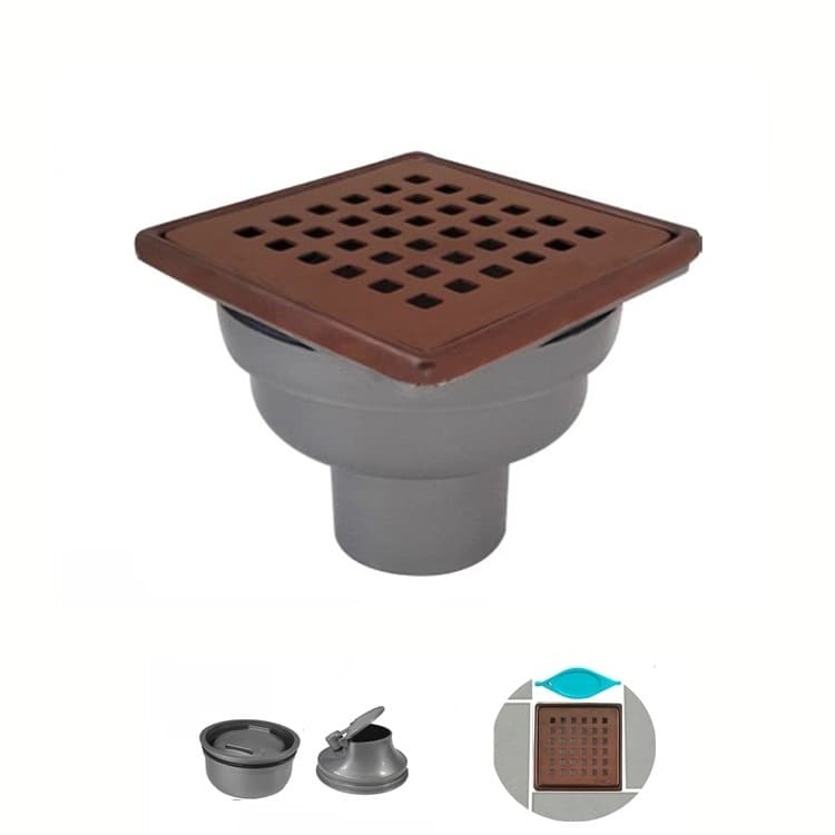 Bronz Yer Süzgeci Kare 10x10-AC - Görsel 1