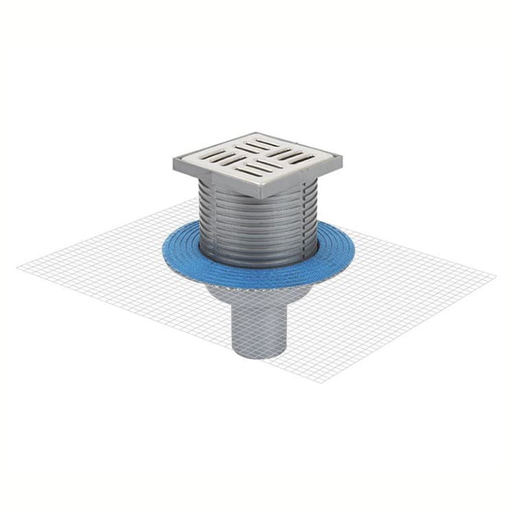 Fileli Yer Süzgeci Slot 10x10 Alttan Çıkışlı - ECO - Görsel 1