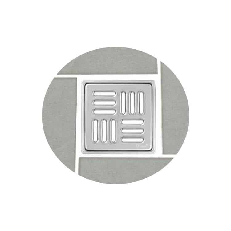 15×15 Slot Desen Paslanmaz Çelik Yer Süzgeci (Sade Izgara) - Görsel 1