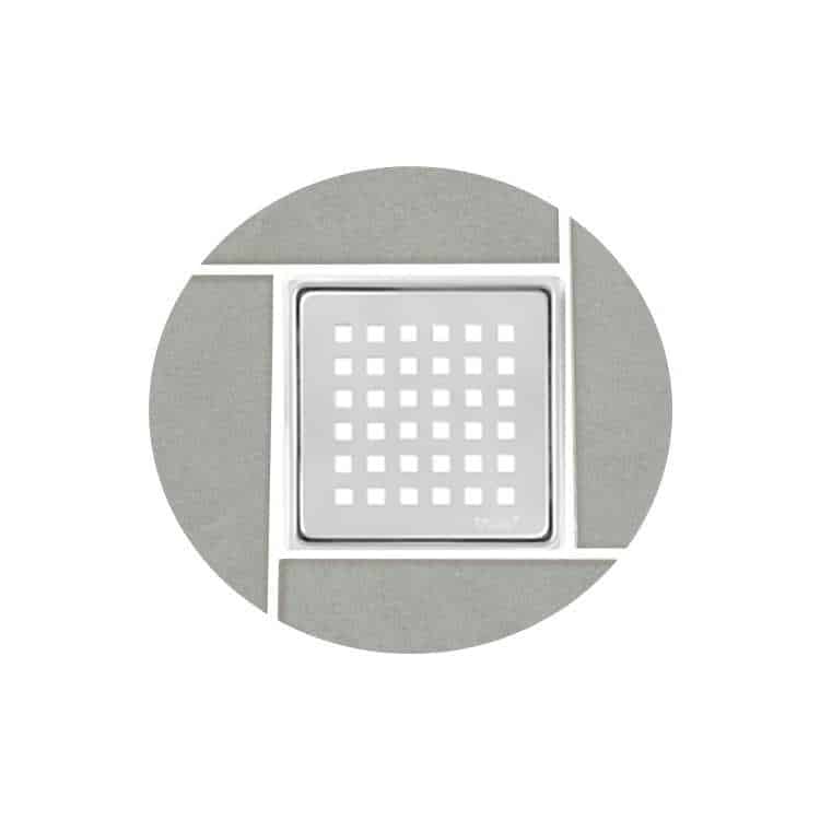 15×15 Cube Desen Paslanmaz Çelik Yer Süzgeci Izgarası (Sade Izgara) - Görsel 1