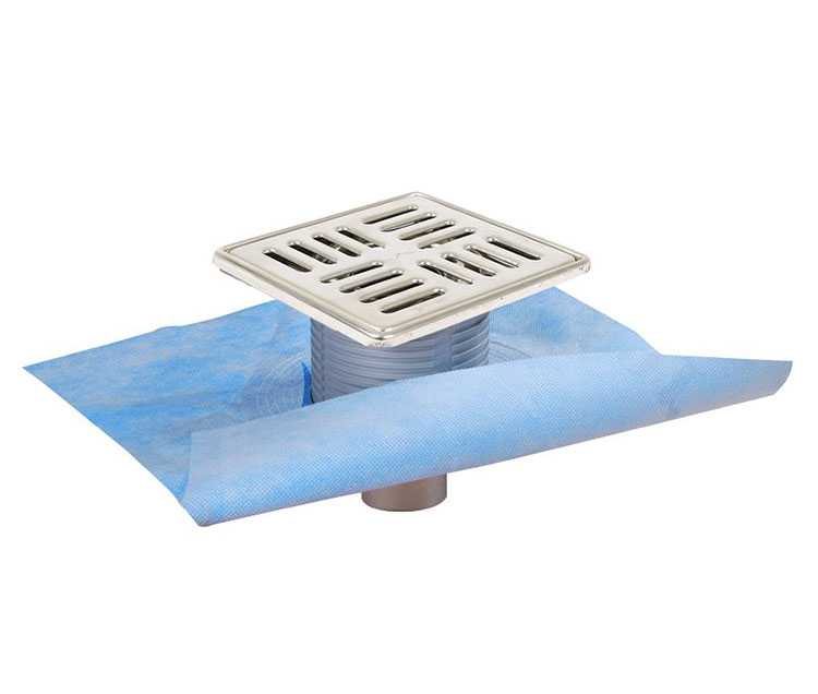 Sukar Line 11 15x15 Tekstil Membranlı Paslanmaz Yer Süzgeci Alttan Çıkışlı 1950-15-1