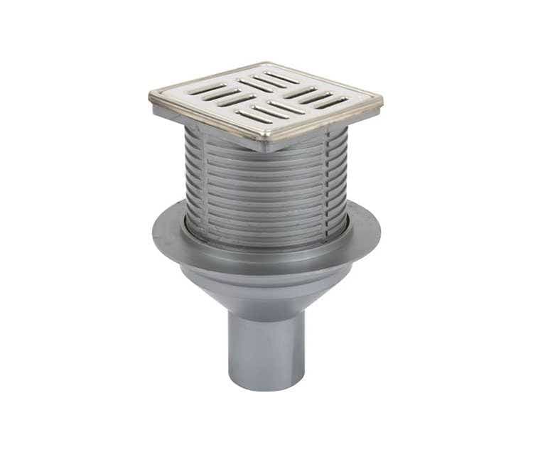 Sukar Line 15 10x10 Paslanmaz Yer Süzgeci Alttan Çıkışlı 9050-10-1 - Görsel 1