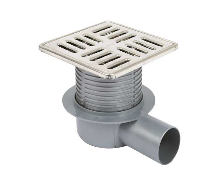 Sukar Line 15 15x15 Paslanmaz Yer Süzgeci Yandan Çıkışlı 8050-15-1 - Görsel 1