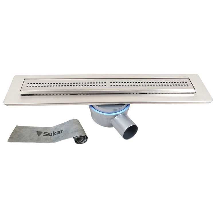 Sukar Duş Kanalı Line-1 Cube Izgara 80cm 1153-1008026-01 - Görsel 1