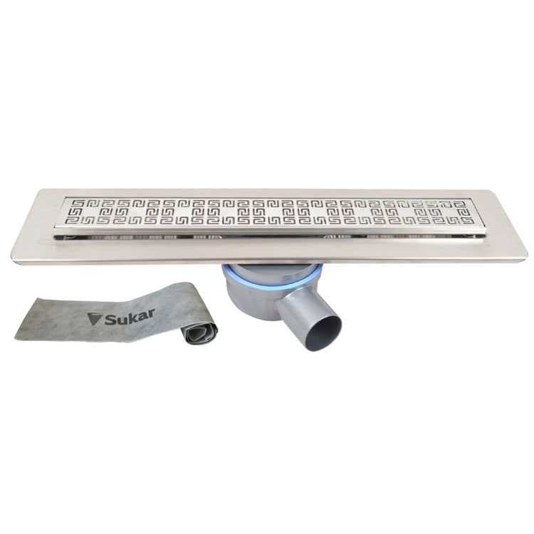 Sukar Duş Kanalı Line-1 Labirent Izgara 30cm 1153-0983026-01 - Görsel 1