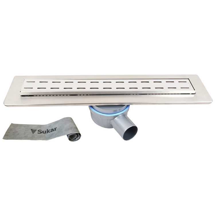 Sukar Duş Kanalı Line-1 Slot Izgaralı 50cm 1154-1305023-01 - Görsel 1