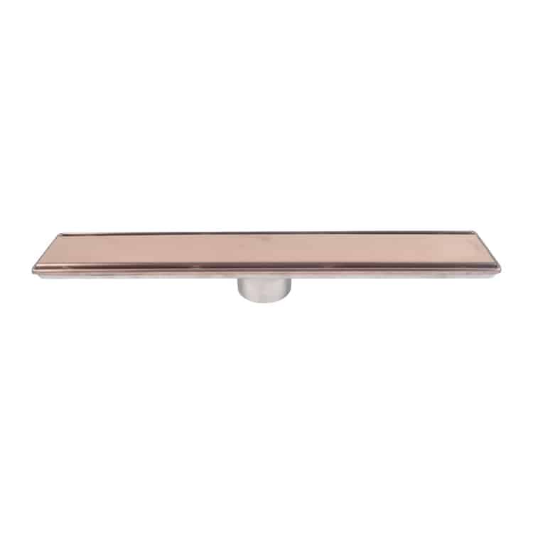 Lineer Duş Süzgeci Line-6 Bronz Plain Izgaralı - Görsel 1