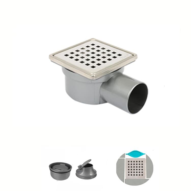 10x10 Paslanmaz Çerçeveli Yer Süzgeci Cube Izgaralı - Sukar